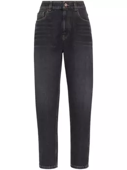 Brunello Cucinelli зауженные джинсы, черный