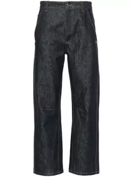 Brunello Cucinelli зауженные джинсы с контрастной строчкой, синий