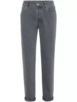 Brunello Cucinelli зауженные джинсы, синий