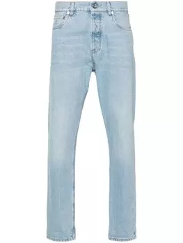 Brunello Cucinelli зауженные джинсы, синий