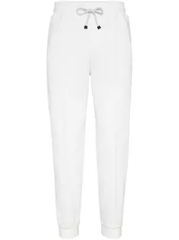 Brunello Cucinelli зауженные спортивные брюки, белый