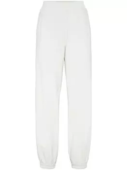 Brunello Cucinelli зауженные спортивные брюки, белый