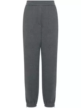 Brunello Cucinelli зауженные спортивные брюки, серый