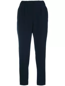 Brunello Cucinelli зауженные укороченные брюки, синий