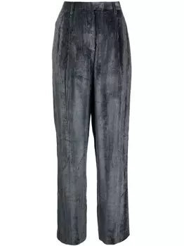 Brunello Cucinelli зауженные вельветовые брюки, синий