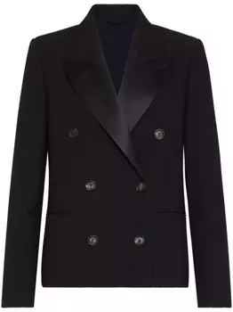 Brunello Cucinelli жакет с декором Monili, черный
