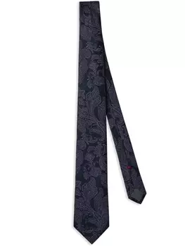 Brunello Cucinelli жаккардовый галстук, фиолетовый