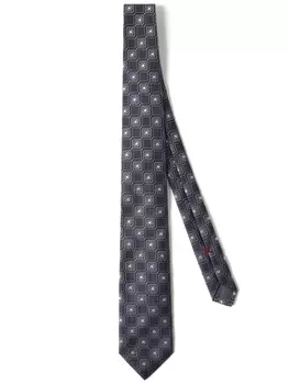 Brunello Cucinelli жаккардовый галстук, синий