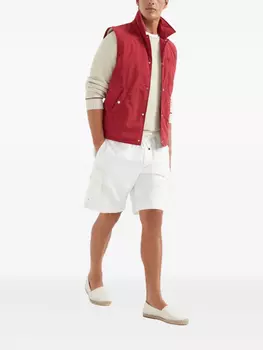Brunello Cucinelli жилет Thermore, красный