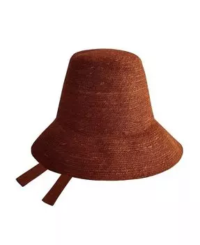 Brunna o MEG Джутовая соломенная шляпа цвета жженой сиены Brunnaco, коричневый