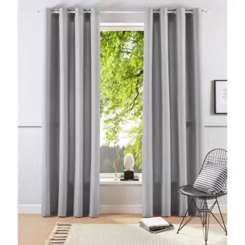 Bruno Banani Гардина «Лаган», (2 шт.), серый