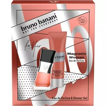 Bruno Banani Magnetic Woman Eau De Parfum 30ml + Shower Gel 50ml - Pack Of 2