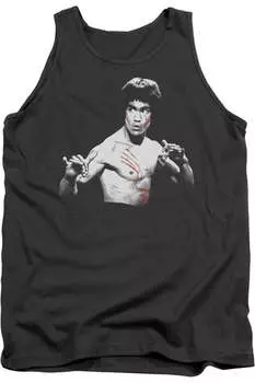 Брюс Ли Финальное Противостояние мужская майка Gildan, цвет charcoal