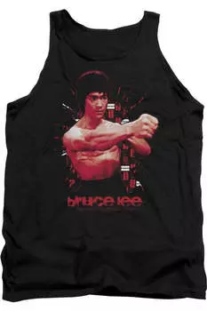 Брюс Ли Разрушительный Кулак мужская майка Gildan, черный