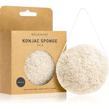 BrushArt Konjac Sponge - Натуральная отшелушивающая губка для лица 4г