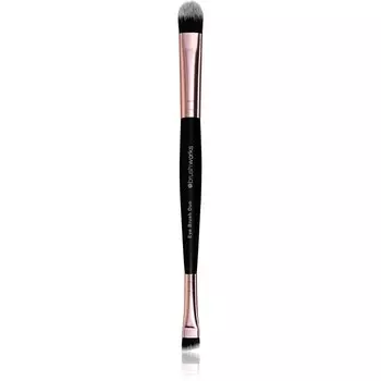 Brushworks Double Ended Eye Brush двусторонняя кисть для теней 1 шт Inna marka