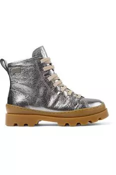 Брут 8517 Кожаные сапоги Camper, серый