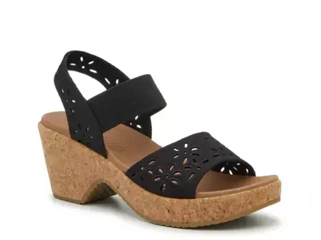 Brystol Platform Сандалии Skechers, Black