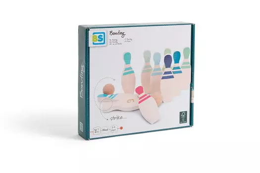 Bs Toys, деревянные номера для боулинга