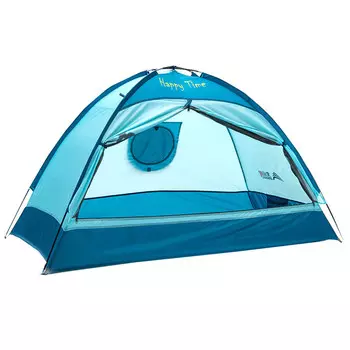 BSWolf, детская палатка для кемпинга, однослойная, для 2-3 человек, летний лагерь, портативная, маленькая, темно-синяя