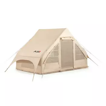 BSWolf Guangye, надувная палатка из хлопка, полностью автоматическая, очень большая, утолщенная, непромокаемая, для кемпинга, уличная палатка, зыбучие пески, золото, 3 м, хлопок