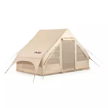BSWolf Guangye, надувная палатка из хлопка, полностью автоматическая, очень большая, утолщенная, непромокаемая, для кемпинга, уличная палатка, зыбучий песок, золото, 4 м, хлопок