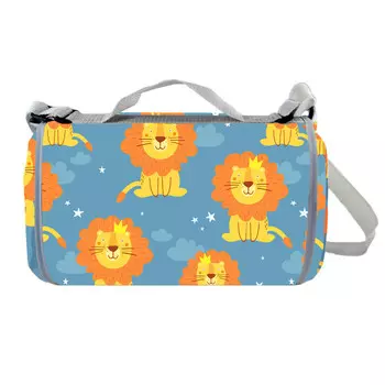 BSWolf композитный трехслойный коврик для пикника водонепроницаемый утолщенный губчатый алюминиевый фольга одеяло для кемпинга на открытом воздухе весенняя прогулка маленький лев 100*150