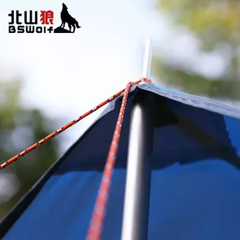 BSWolf красочные опоры для навеса палатки на открытом воздухе, две 8-секционные опорные стойки для навеса по 55 см каждая