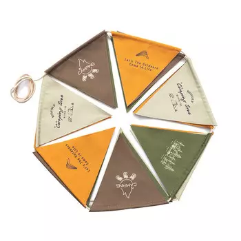 BSWolf открытый кемпинг флаг атмосфера флаг вечеринка флаг команды логотип флаг вымпел (20 штук)