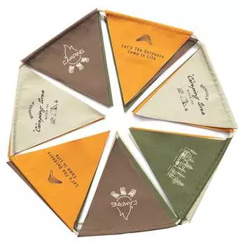 BSWolf открытый кемпинг флаг атмосферный флаг кемпинг логотип вымпел флаг (20 штук)