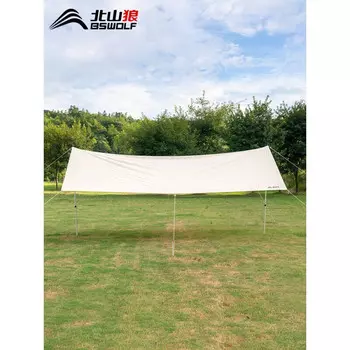 BSWolf открытый кемпинг хлопок большой навес защита от солнца утолщенный тент непромокаемая палатка для кемпинга
