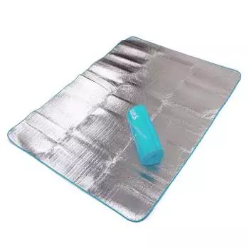 BSWolf открытый коврик для пикника коврик для палатки водонепроницаемый влагостойкий теплоизоляционный увеличенный 200*200 алюминиевая фольга CL001