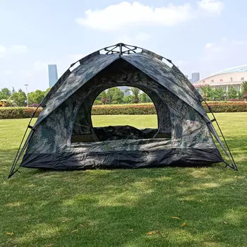 BSWolf палатка для кемпинга на открытом воздухе, полностью автоматическая камуфляжная двухслойная быстро открывающаяся палатка для 3-4 человек