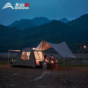 BSWolf полностью автоматическая палатка с виниловым навесом, интегрированная уличная удобная палатка для кемпинга 210*210 Yunxia