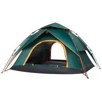 BSWolf уличная палатка для кемпинга, полностью автоматическая, парковая, пляжная, армейского зеленого цвета, 3-4 человека