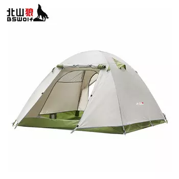 BSWolf уличная палатка двухслойная двухдверная дышащая палатка для кемпинга с алюминиевым столбом непромокаемая уличная палатка для кемпинга