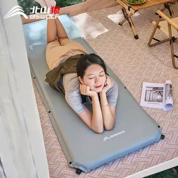 BSWolf уличная палатка спальный коврик автоматический надувной коврик утолщенная влагостойкая воздушная подушка кровать спальный коврик для обеденного перерыва Yunshuilan