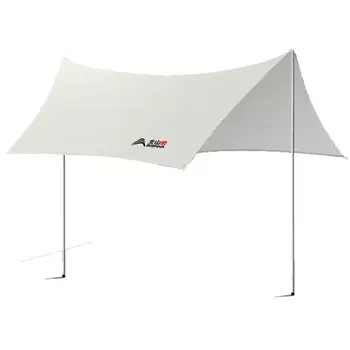 BSWolf уличный ветрозащитный солнцезащитный козырек для кемпинга и пикника солнцезащитный непромокаемый шестиугольный уличный тент бежевого цвета, окрашенный в серебристый цвет