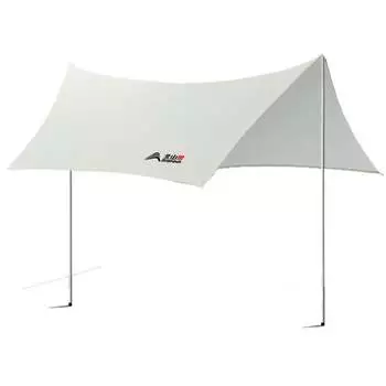 BSWolf уличный ветрозащитный солнцезащитный козырек для кемпинга и пикника солнцезащитный непромокаемый шестиугольный уличный тент бежевого цвета, окрашенный в серебристый цвет