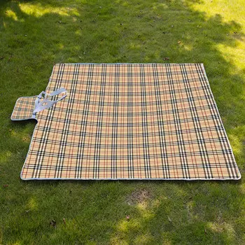 BSWolf влагостойкий коврик для кемпинга, пикника, пикника, водонепроницаемый пляжный коврик, сетка, 4 квадрата, 200*300 см
