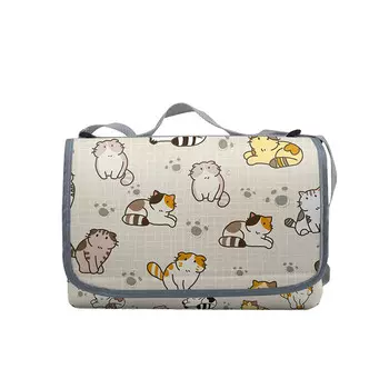 BSWolf водонепроницаемый алюминиевый пленочный коврик для пикника в стиле Ins, высококачественный утолщенный коврик для кемпинга на открытом воздухе, влагостойкий коврик для кошек 146*150 см