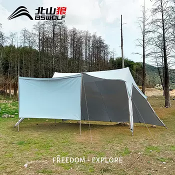 BSWolf Yunlan занавеска для пикника палатка для кемпинга на открытом воздухе с серебряным покрытием навес непромокаемая беседка для кемпинга лунный свет синий