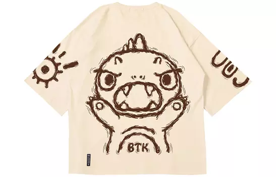 Btk Футболка БТК унисекс, Черный печатный люминофор