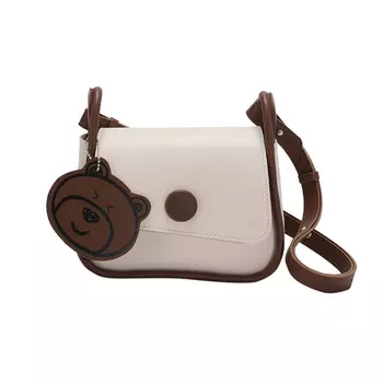 Bubule Bubule Женская сумка через плечо, Черный (с подвеской)