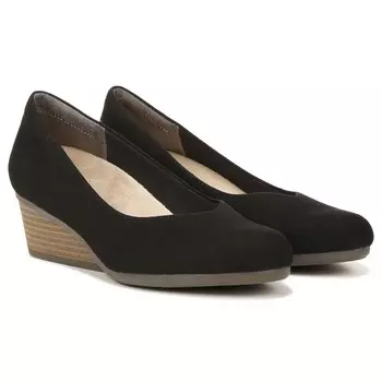 Будьте готовы надеть клин Dr. Scholl'S, черный