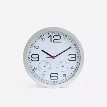 Будапештские настенные часы El Corte Ingls, белый