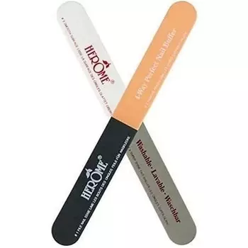 Буфер для ногтей, 4-сторонняя двусторонняя пилочка для придания формы, укладки и полировки — необходимые аксессуары для маникюра, Herome