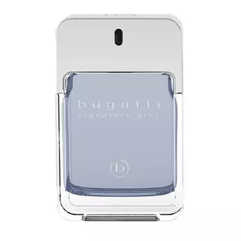 Bugatti Signature Grey Men's Perfume 100 мл - Свежая туалетная вода с пряным ароматом для всех возрастов - Идеально подходит для любого случая