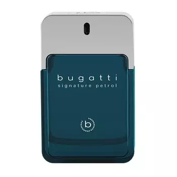 Bugatti Signature Petrol Men's Perfume 100 мл - Свежая туалетная вода с цитрусовым и водным ароматом для любого случая - Свежий, пряный и мистический