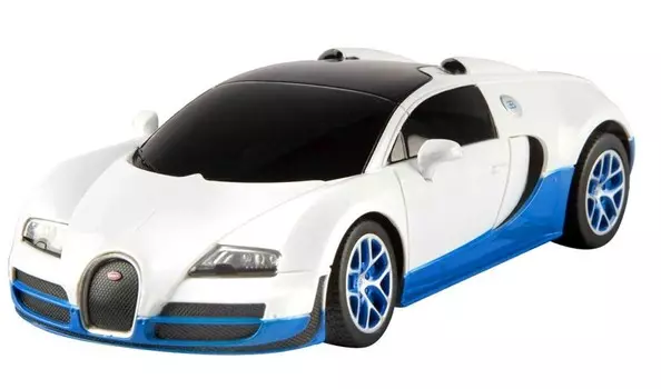 Bugatti Veyron Grand Sport Радиоуправляемый автомобиль масштаб 1:24 Rastar 47000 белый